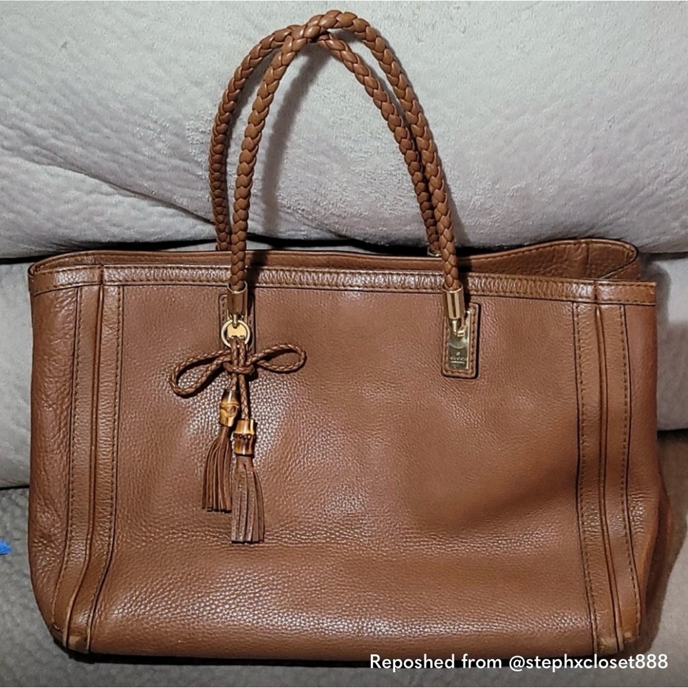 Authentic Gucci Bamboo Bella Tote